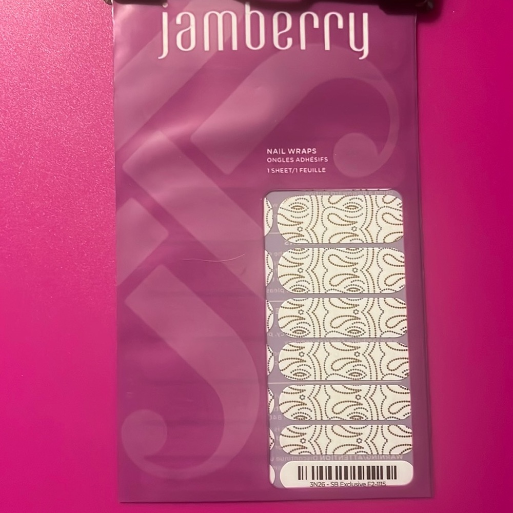 Jamberry nail wraps, full sheet unused